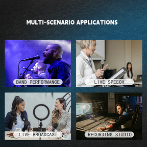 Wireless In-Ear <strong>Monitor</strong> System 2.4Ghz Wireless IEM System <strong>with</strong> Transmitter <strong>Receiver</strong> Automatic for Studio Live - Product Image 5