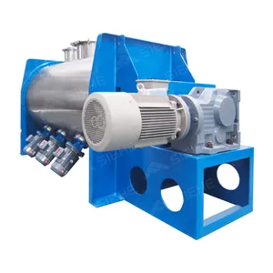 Plough Shear Mixers Fine Chemicals Horizontal Powder Mixer Machine With High Speed Choppers