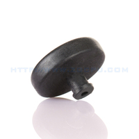Capuchon d'extrémité en silicone personnalisé de haute qualité avec revêtement en poudre, bouchon en silicone souple