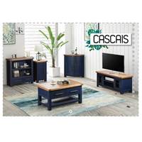 Unidad de TV de madera de diseño moderno de alta calidad con 2 puertas de vidrio listas para exportar del fabricante de Vietnam para sala de estar y dormitorio