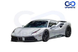 Nuevo Parachoques Delantero Modificado Estilo Vors de Fibra de Carbono, Alerón Delantero para <span class=keywords><strong>Ferrari</strong></span> <span class=keywords><strong>488</strong></span>, Labio Delantero Mejorado - Product Image 4