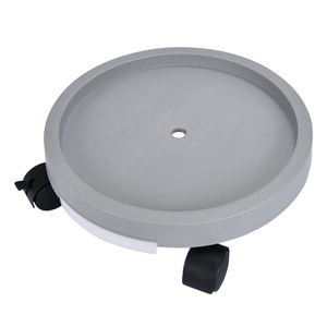 Vertak dia.28cm PP environnemental plante caddy <span class=keywords><strong>sur</strong></span> roues pot en plastique mobile chariot caddy avec 4 pièces roues - Product Image 1