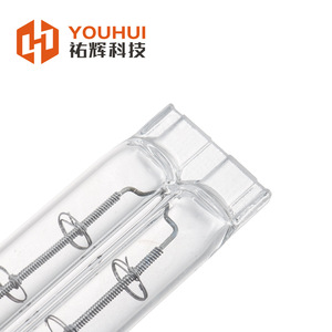 Youhui Halogen Short Wave Infrared <b>Heating</b> Lamp 750W 230V Transparent Dual <b>Tube</b> High Accuracy For Industrial <b>Heating</b> - Product Image 2