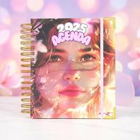 Agenda personnalisé pour entreprise, carnet à spirales, journal, impression de logo, papier cadeau