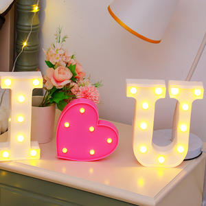 Letras LED Luminosas para Marquesina, Letrero Luminoso para Bar, Lámpara de Letras para <span class=keywords><strong>Pub</strong></span>, Funciona con Pilas, para Bodas, Cumpleaños, Navidad 'LOVE' - Product Image 3