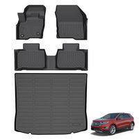 Tapis de sol et tapis de coffre de voiture imperméables en TPE 3D de luxe pour Chevrolet Trax 2014-2022