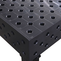 Nouveau Fadetong 2000*1500*100mm D28 Table de soudage 3D traitement de l'azote Tables de soudage en acier (Q355) alimentation cc 450