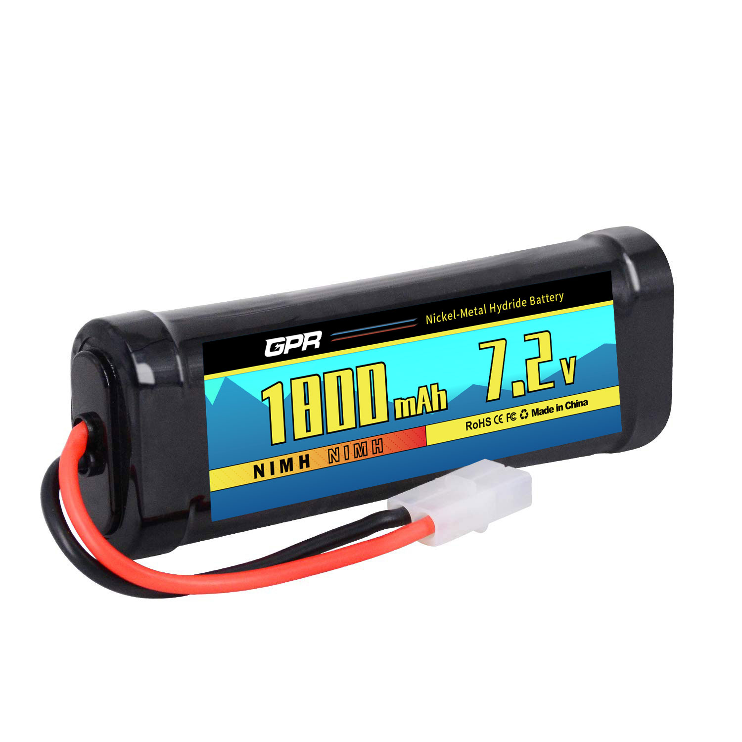Перезаряжаемая Nimh батарея 7,2 в 1800 мАч 2400 мАч 3000 мАч 3600 мАч 4600 мАч 5000 мАч для радиоуправляемого автомобиля RC грузовика RC лодки хобби