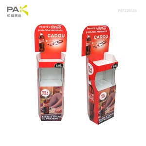 ดีไซน์ฟรี กล่องกระดาษพับได้สำหรับชั้นวางแสดงสินค้า POP สำหรับเครื่องดื่ม ขวดน้ำ และชั้นวางกระดาษแข็งสำหรับขายปลีก - Product Image 1