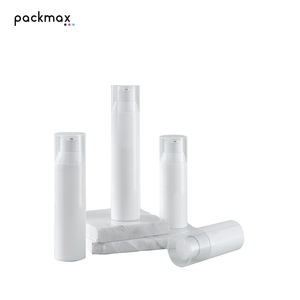 In stock white PP vacuum <b>pump</b> <b>bottle</b> 30ml/50ml – refillable travel lotion <b>bottle</b> & portable cosmetic container - Product Image 1