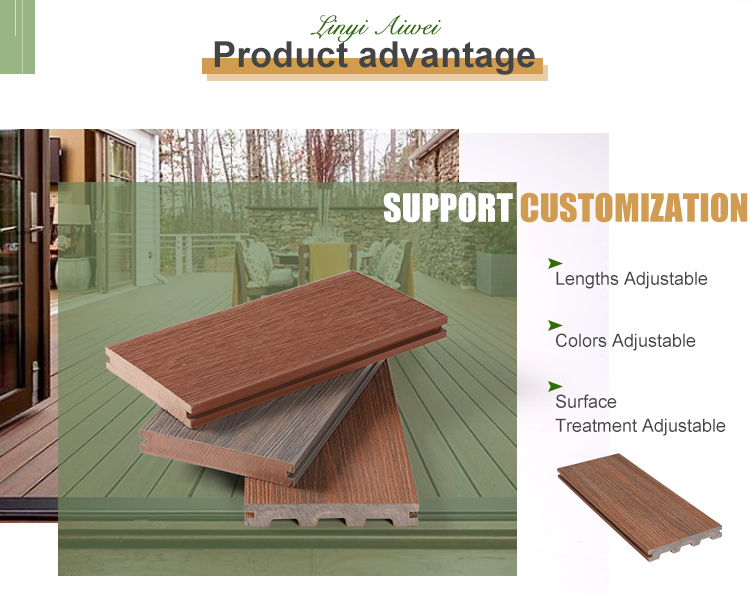 Outdoor composite decking WPC composite decking Outdoor flooring(图3)