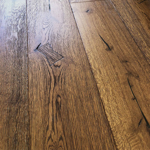 <span class=keywords><strong>Suelo</strong></span> de Madera de Roble Blanco Francés con Sistema de Clic 5G, <span class=keywords><strong>Suelo</strong></span> de Madera de Ingeniería y <span class=keywords><strong>Suelo</strong></span> de Madera Dura de Roble Blanco, Color Marrón Oscuro para Interiores - Product Image 4