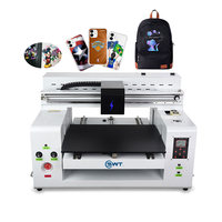 6090 5060 A3 ukuran A4 pencetak UV mesin cetak UV tempat tidur datar Inkjet