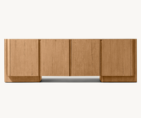 Nouvelle table console en bois massif de style américain moderne pour l'intérieur