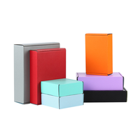 Cajas de Envío Biodegradables de Cartón Corrugado Kraft Reciclado con Logotipo Personalizado, Laminación Brillante, Grabado en Relieve, Cierre Magnético, para Calcetines