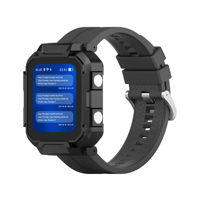 GPS Akıllı Saat, Kalp Atış Hızı ve Sıcaklık Ölçer, SIM Kart, 4G, Su Geçirmez, SOS Düğmesi, Madenci, İşçi, Yaşlı Güvenliği, Takip Özelliği