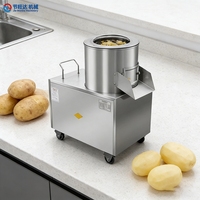 Commerciële volautomatische multifunctionele roestvrijstalen fruit- en groenteschilmachine