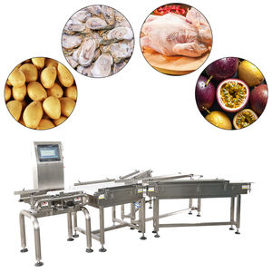 Báscula clasificadora de peso de 3 niveles, cinta transportadora de alimentos de alta velocidad para línea de envasado, acero inoxidable 304, alta precisión - Product Image 1