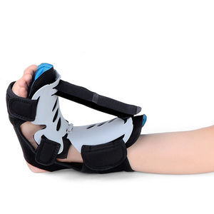 Ortesis para pie caído, soporte de tobillo, talla única para adultos, estirador de fascia plantar, soporte de rehabilitación, gris - Product Image 1