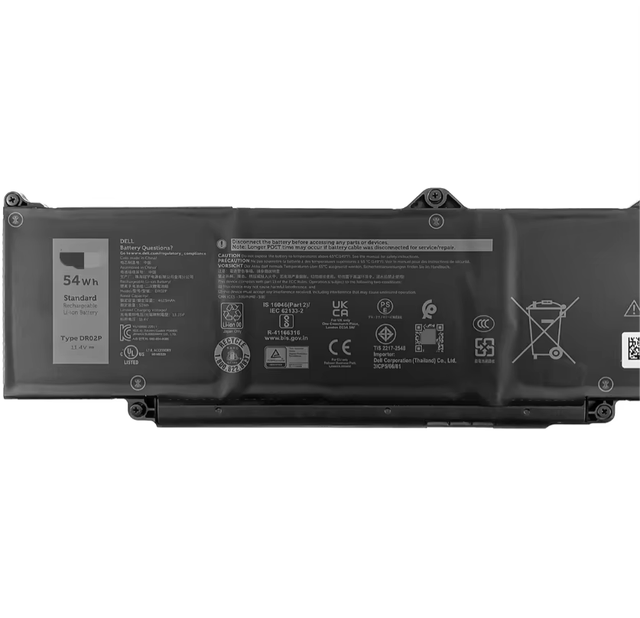 DR02P for Dell Latitude 5440 5540 5550 Precision 3480 3490 3590 Series 54Wh 4623mAh 3-Cell 11.4V Laptop Battery
