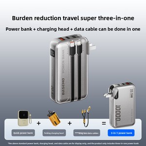 Times Magic 10,000 mAh ชาร์จเร็วสุดๆพาวเวอร์แบงค์ความจุสูง3C สำหรับแอปเปิ้ลและแอนดรอยด์พร้อมสายเคเบิ้ล - Product Image 4