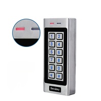 Système de carte IC RFID 13.56MHz, clavier métallique étanche sans contact, système de contrôle d'accès de porte autonome
