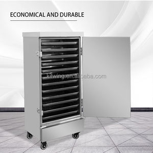 Machine électrique commerciale de vapeur de riz de porte simple avec la source d'énergie de gaz de 12 plateaux pour des hôtels et des restaurants - Product Image 4