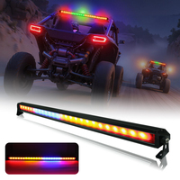 Barre lumineuse de sécurité arrière à LED 5 couleurs avec fonction de freinage, de clignotement et de marche arrière pour 4x4 UTV