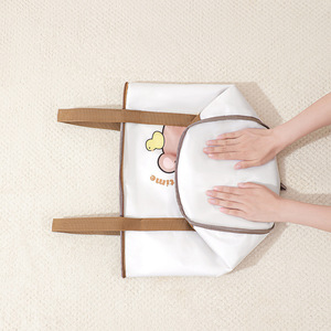 Bañera para pies de dibujos animados, plegable con tapa, portátil, para uso en exteriores, forma redonda, accesorio multifuncional para inodoro - Product Image 4