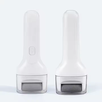 Lime à pieds électrique rechargeable USB portable, étanche, pour éliminer les callosités, kit de pédicure, protection contre la pression à 2 vitesses