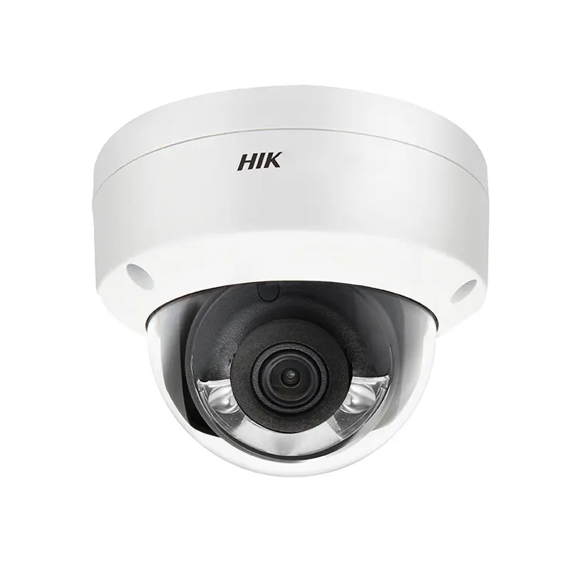 HIK 8 MP intelligente Hybrid-Licht Mensch/Fahrzeug-Detektion eingebautes Mikrofon IP67 feste Kuppel Netzwerk Kamera DS-2CD1183G2-LIU