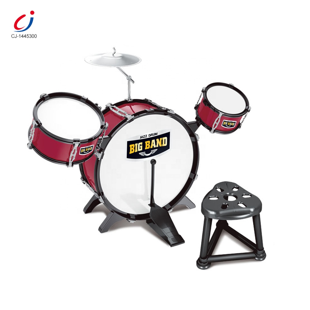 Chengji популярный музыкальный инструмент, джазовые барабанные игрушки, детский барабанный набор