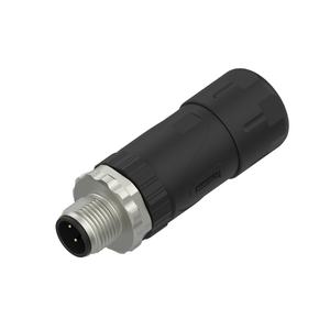 מחבר מסוף M12 באורך מותאם אישית, קוד PG11, נחושת, עמיד למים, 4/5/<span class=keywords><strong>8</strong></span> פינים, זכר, הרכבה בשטח, ניתן לחיבור חוט - Product Image 1