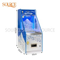 Machine à pousser les pièces Avalanche Coin Dozer avec accepteur de billets et système de rédemption de tickets pour centre de divertissement commercial et jeu d'arcade