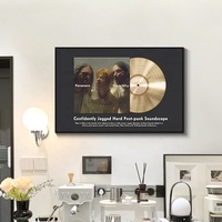 JZ Salon Décor Giclée Abstraite Mur Affiche Encadrée CD Enregistreur Peinture Moderne Impressions Sur Toile Mur Art Numérique