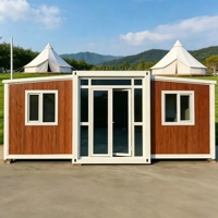Maison Modulaire Économique de 40 pieds sur 20 pieds, Moderne, Personnalisée, Préfabriquée, de Luxe, de Haute Qualité, Extensible, pour Usage Résidentiel ou Commercial