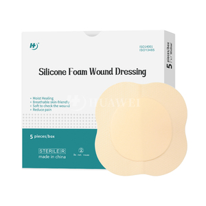 Produttore sacro schiuma di Silicone medicazione con bordo delicato traspirante fasciature impermeabili per ferite sacrali per ulcere <span class=keywords><strong>da</strong></span> pressione - Product Image 6