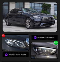 Phares de remplacement à LED pour Mercedes-Benz Classe E W213 2016-2023, ensemble de feux de jour et clignotants, mise à niveau
