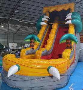 Glissière gonflable extérieure de partie d'enfants d'arrière-cour de glissière d'eau avec la piscine - Product Image 2