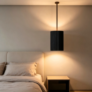 <b>Black</b> Gold Pendant <b>Light</b> Metal Chandelier Cylinder Hanging Lamp Modern European Ceiling Lighting for Hotel Home - Product Image 4