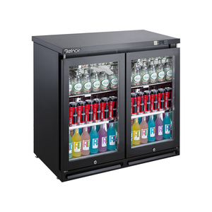 Equipo comercial de refrigeración de bebidas de una sola temperatura, congelador de nevera con pantalla profunda de helado con puerta de vidrio para hoteles - Product Image 2