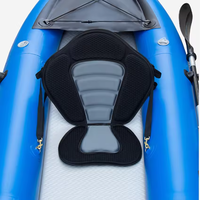 Kayak gonflable OEM en PVC Drop Stitch 1-2 personnes, pliable, écologique, portable, pour la pêche, les excursions, avec siège, pompe et pagaies