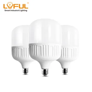 Ampoule led haute puissance, E27 B22, matière première, 18W, 28W, 36W, 48W, 56W, en forme de T, éclairage d'ampoule