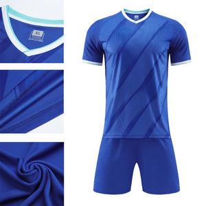 Ensembles personnalisés OEM, maillots de football imprimés avec logo pour hommes, sublimation, maillots de football - Product Image 4