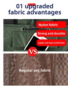 Nylon ngoài trời PVC câu cá <span class=keywords><strong>waders</strong></span> với khởi động không thấm nước và thoáng khí ngực loài wader quần áo - Product Image 5