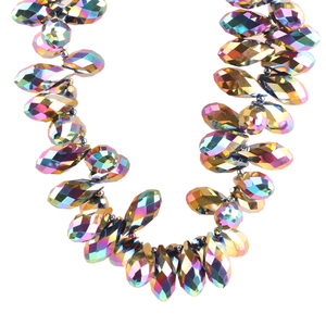 Kristall-Tropfenanhänger Birnenförmige Glasperlen Facettierte Tränenperlen für DIY-Charm-Anhänger Ohrringe Halsketten Schmuckzubehör - Product Image 4