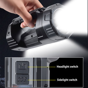 Taikoo ngoài trời cắm trại đèn pin với điều chỉnh độ sáng và năng lượng mặt trời sạc COB Side ánh sáng đèn pin - Product Image 3