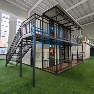 40 ft chân container nhà đúc sẵn nhà nhà sang trọng 2 câu chuyện không thấm nước mở rộng 40ft bán buôn Úc puerto Rico - Product Image 4