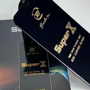 ฟิล์มกันรอยกระจกนิรภัย Super X คุณภาพสูง ขายดี ปี 2023 สำหรับ iPhone 14 Pro Max 14 12 13 9H ฟิล์มกระจกนิรภัยโค้งขนาดใหญ่พิเศษ - Product Image 6