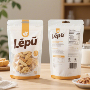 ถุงไมลาร์แบบสั่งทำถุงบรรจุอาหารย่อยสลายได้ถุงซิปตั้งสำหรับอาหาร - Product Image 5